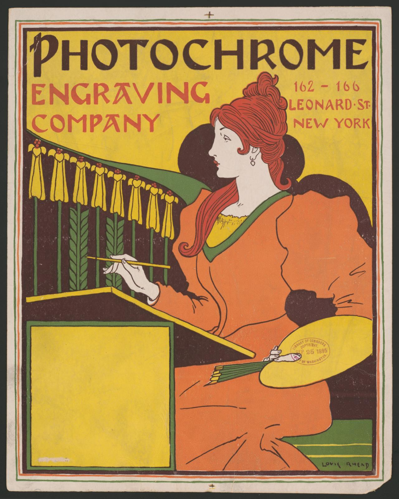 Photochrome engraving company (1895) by Louis Rhead.