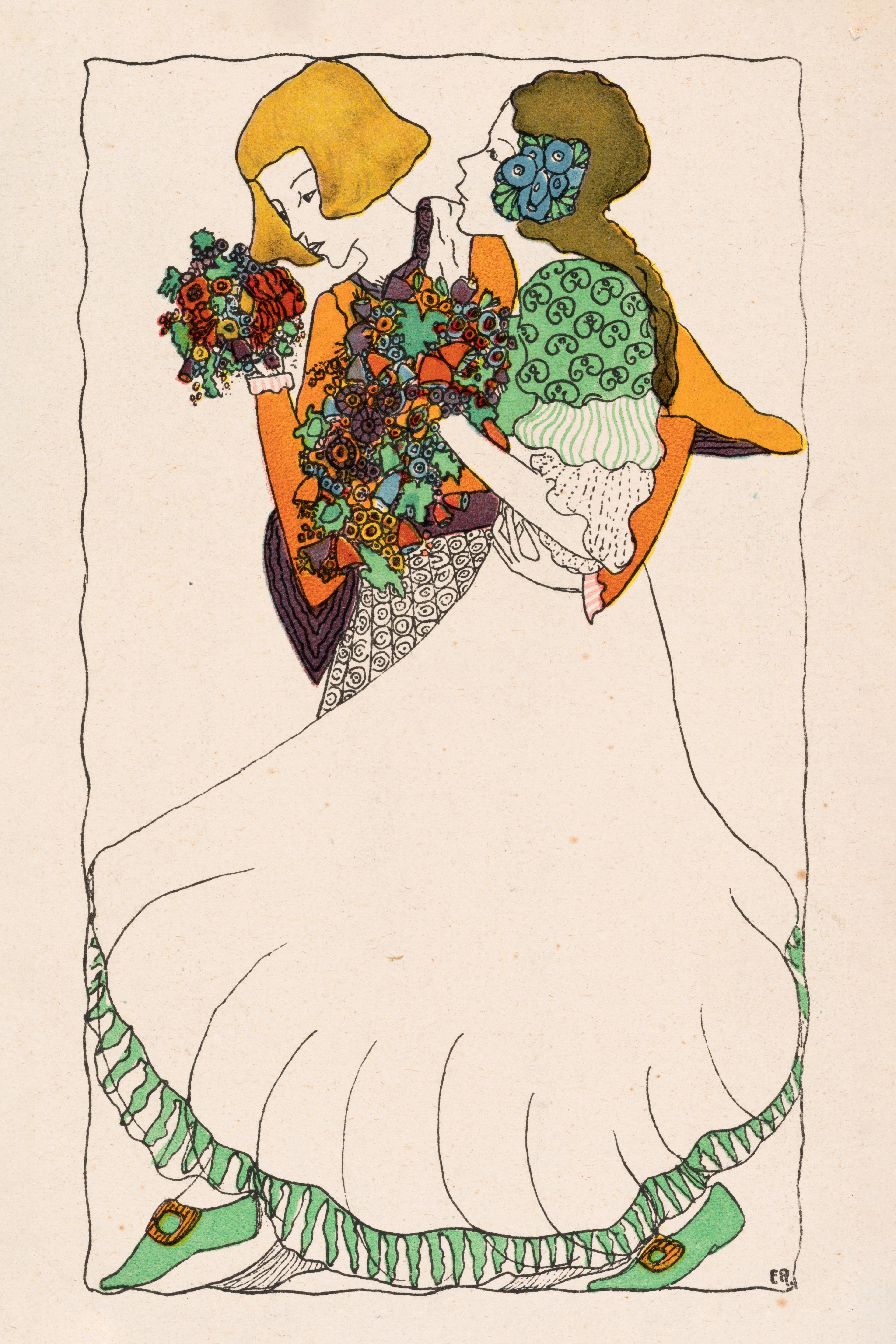 Postcard No. 602: Young Couple