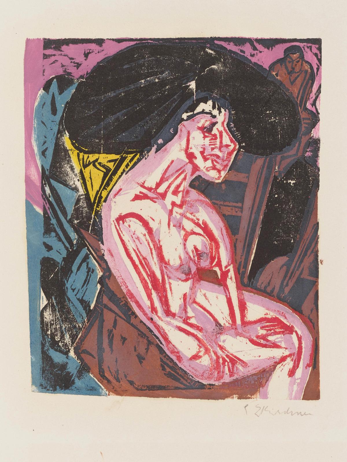 The Lover, 1915 by ernst ludwig kirchner