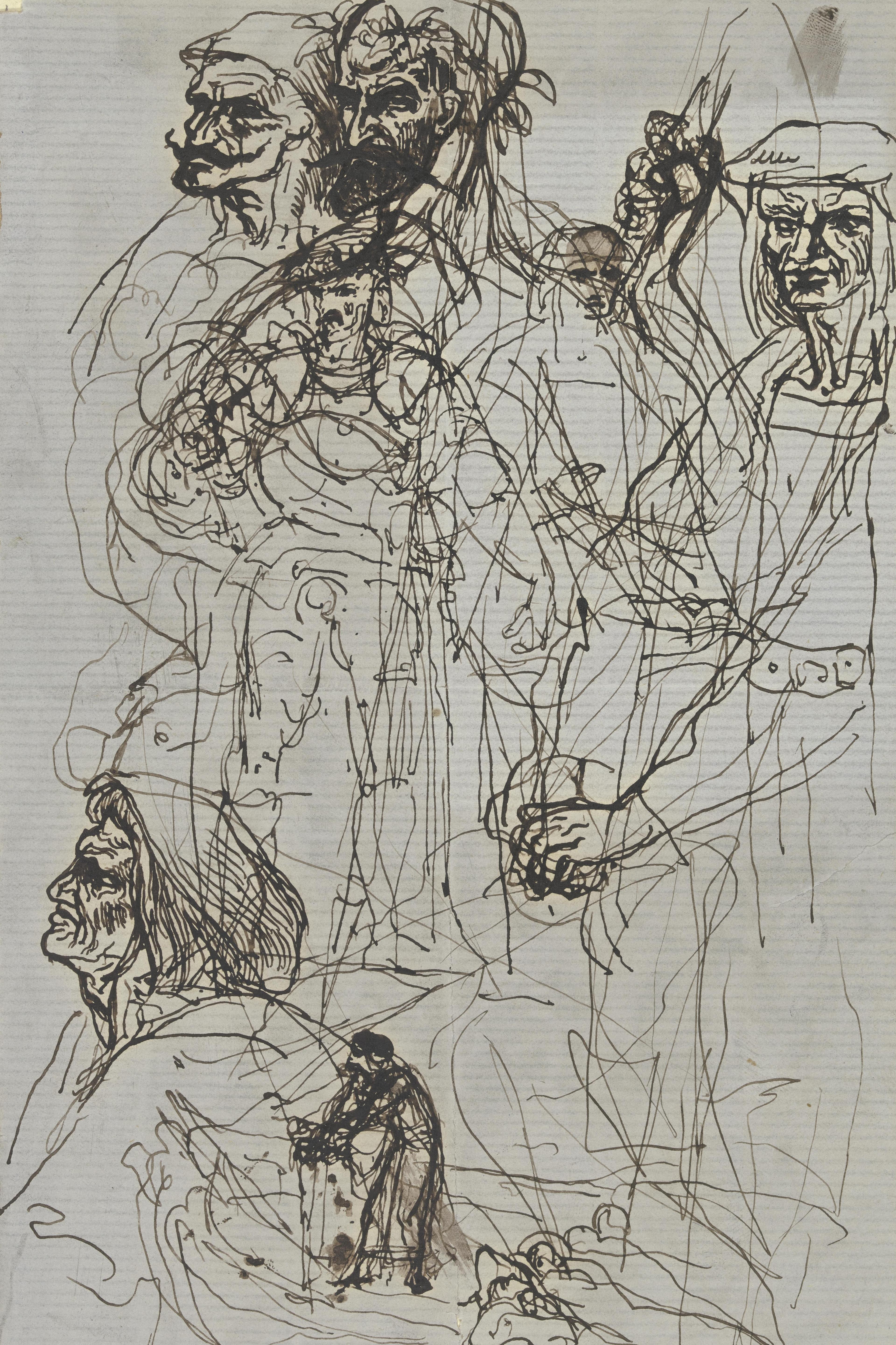 Verschiedene Figuren in Historischer Tracht