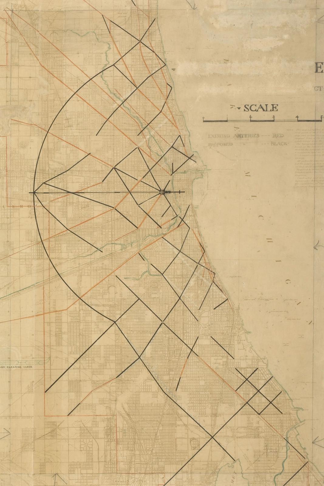 Plan of Chicago, Plate 91 by Daniel Burnham and Edward Bennett