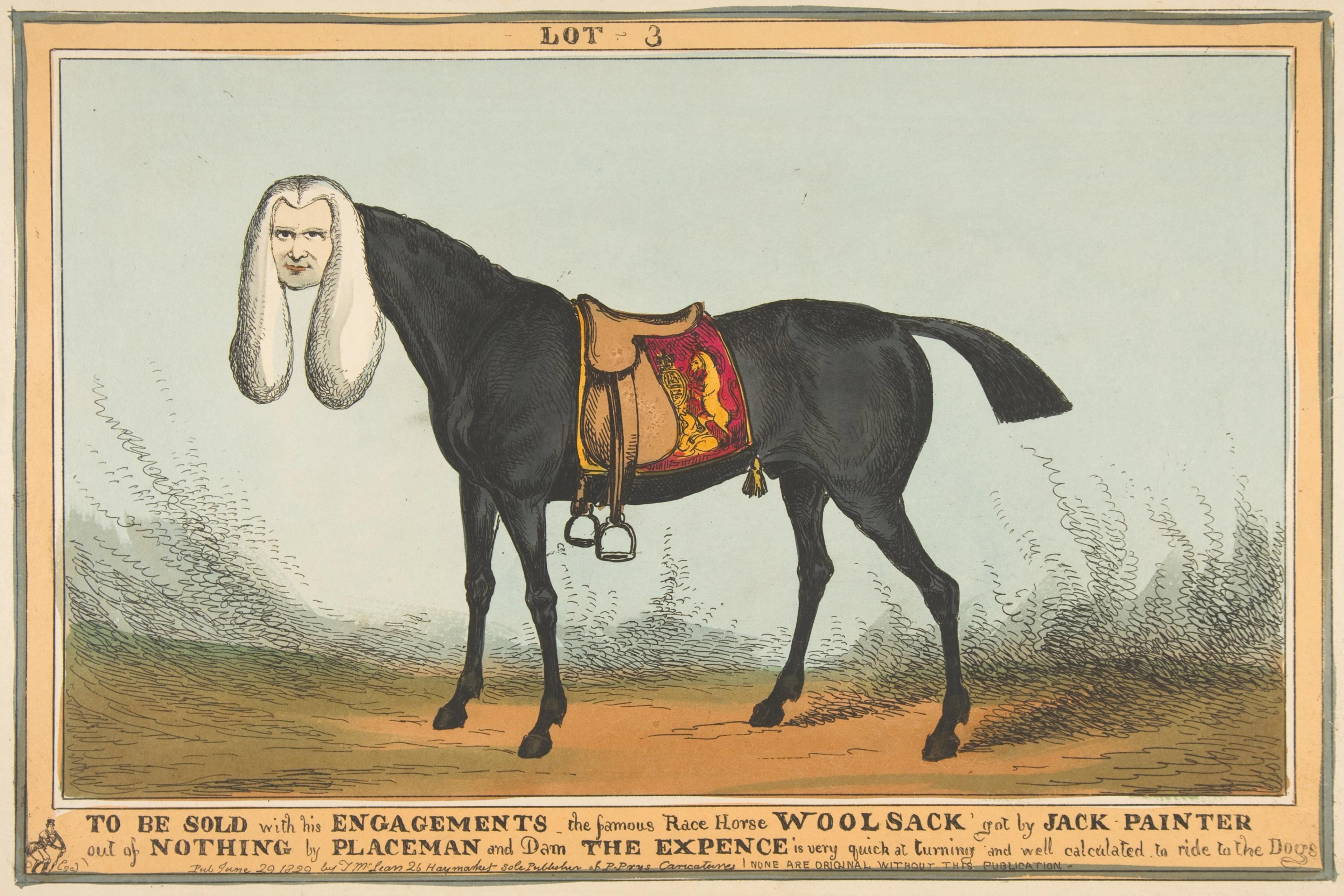 The Famous Race Horse Woolsack