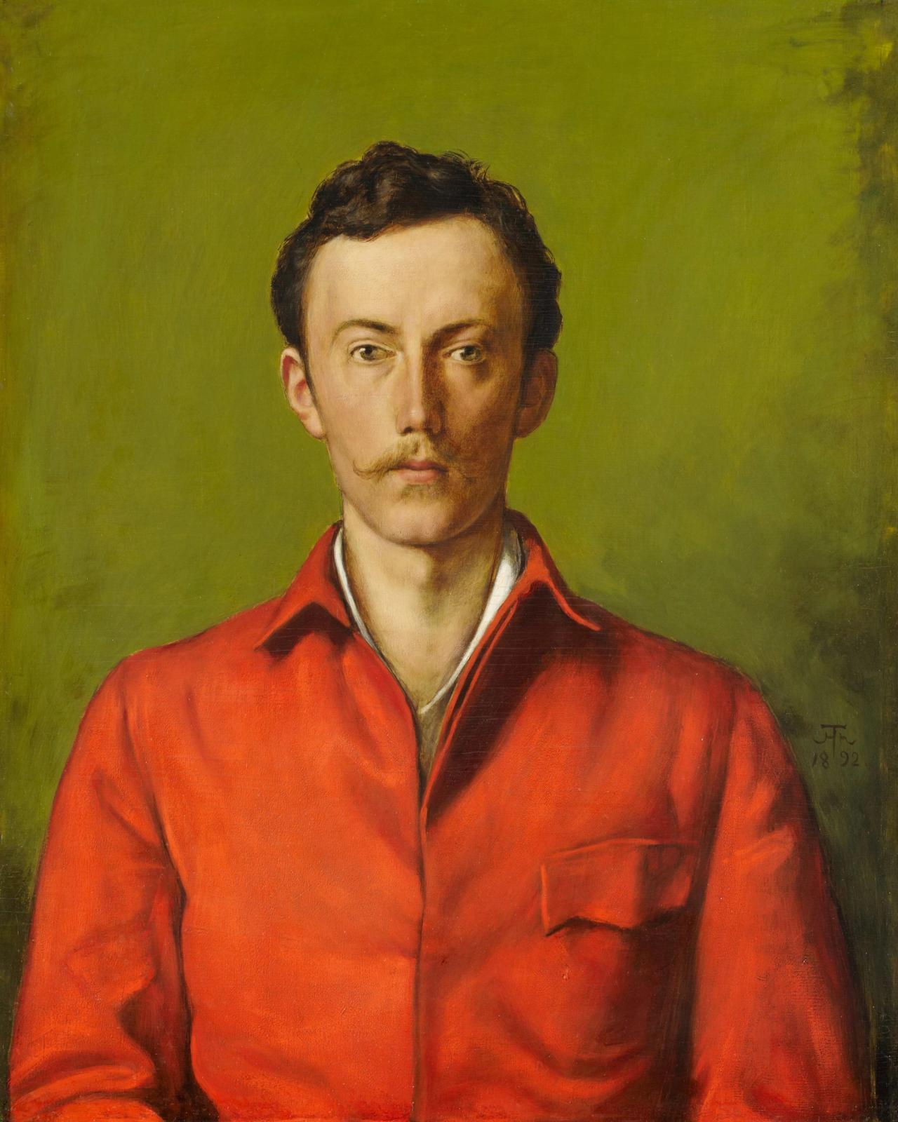 Portrait of Prince Frederick Charles of Hesse, 1892 by hans thoma
