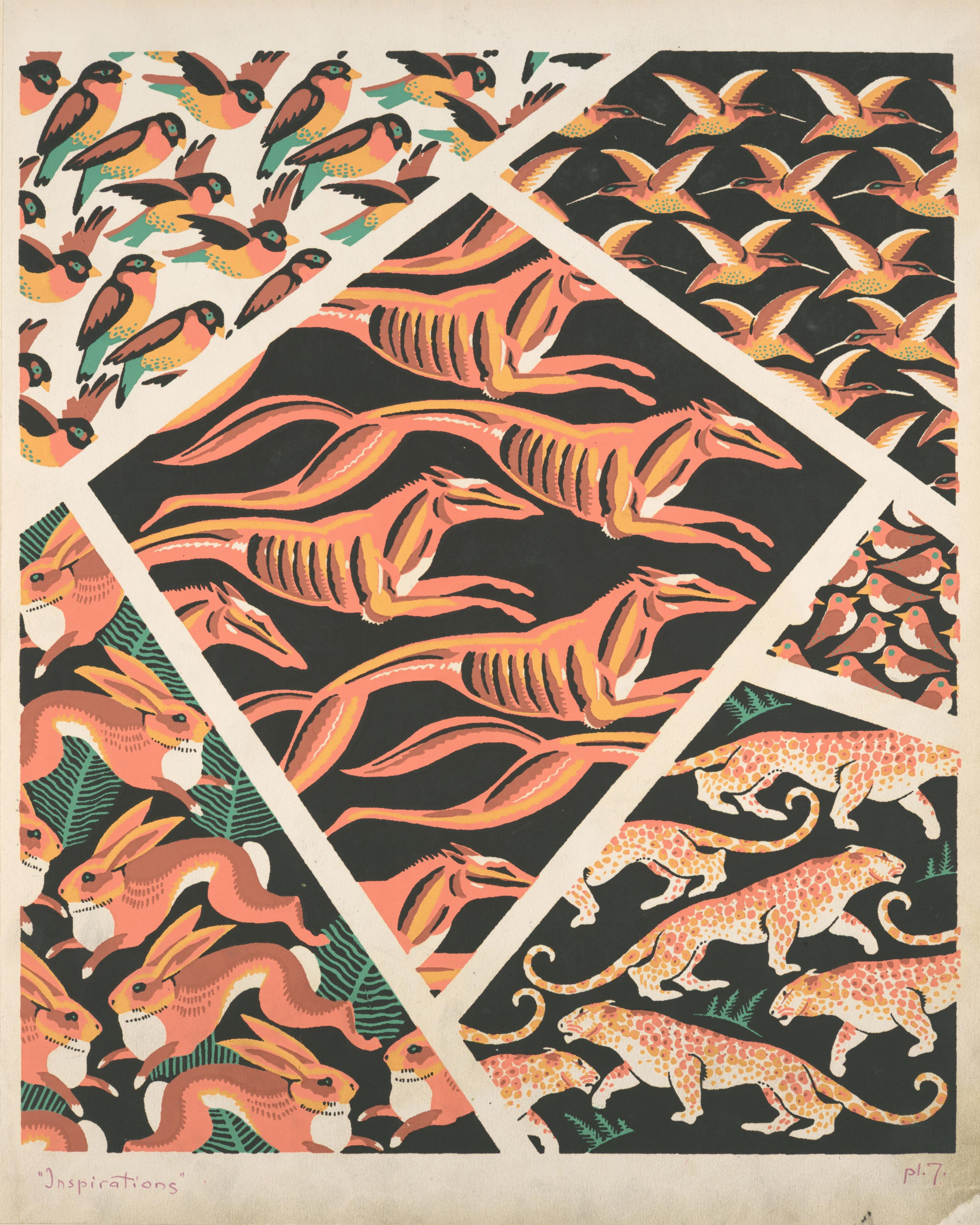 Six Animal Form Compositions