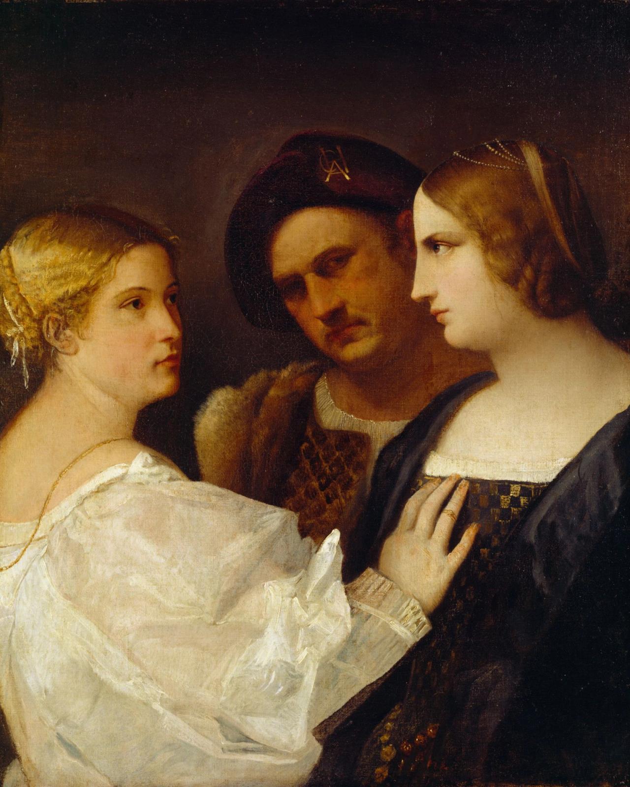 Titian's The Appeal (between early to mid-16th century) famous painting.
