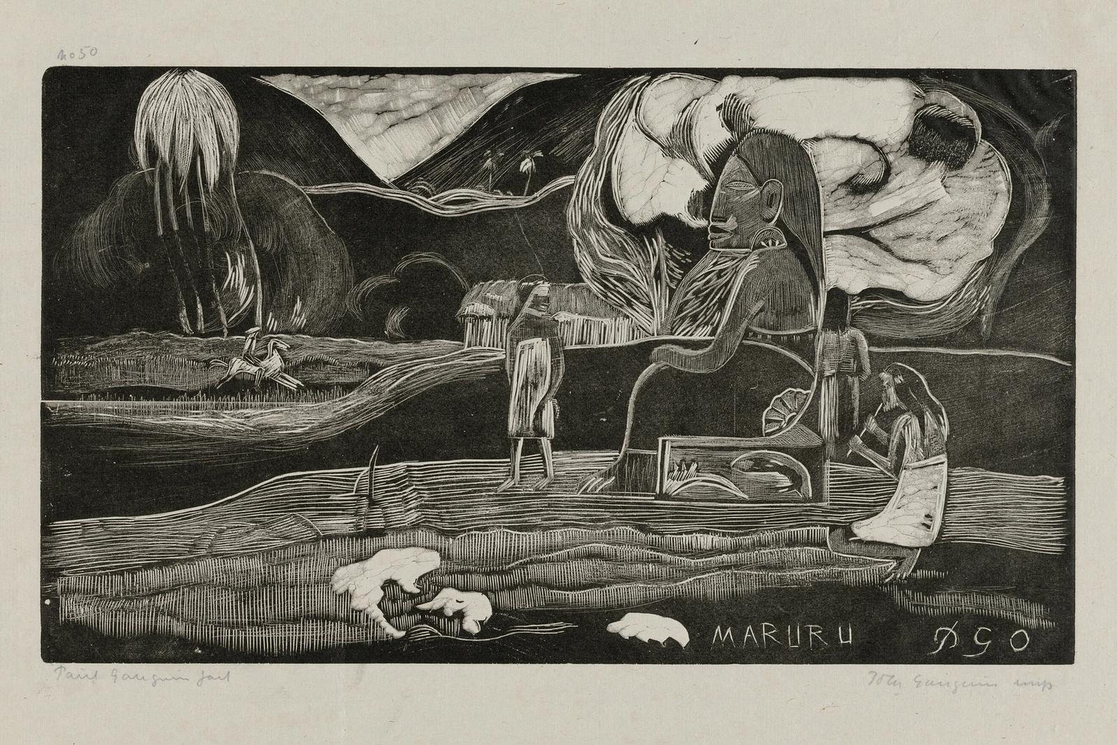Maruru (Offerings of Gratitude) by Paul Gauguin