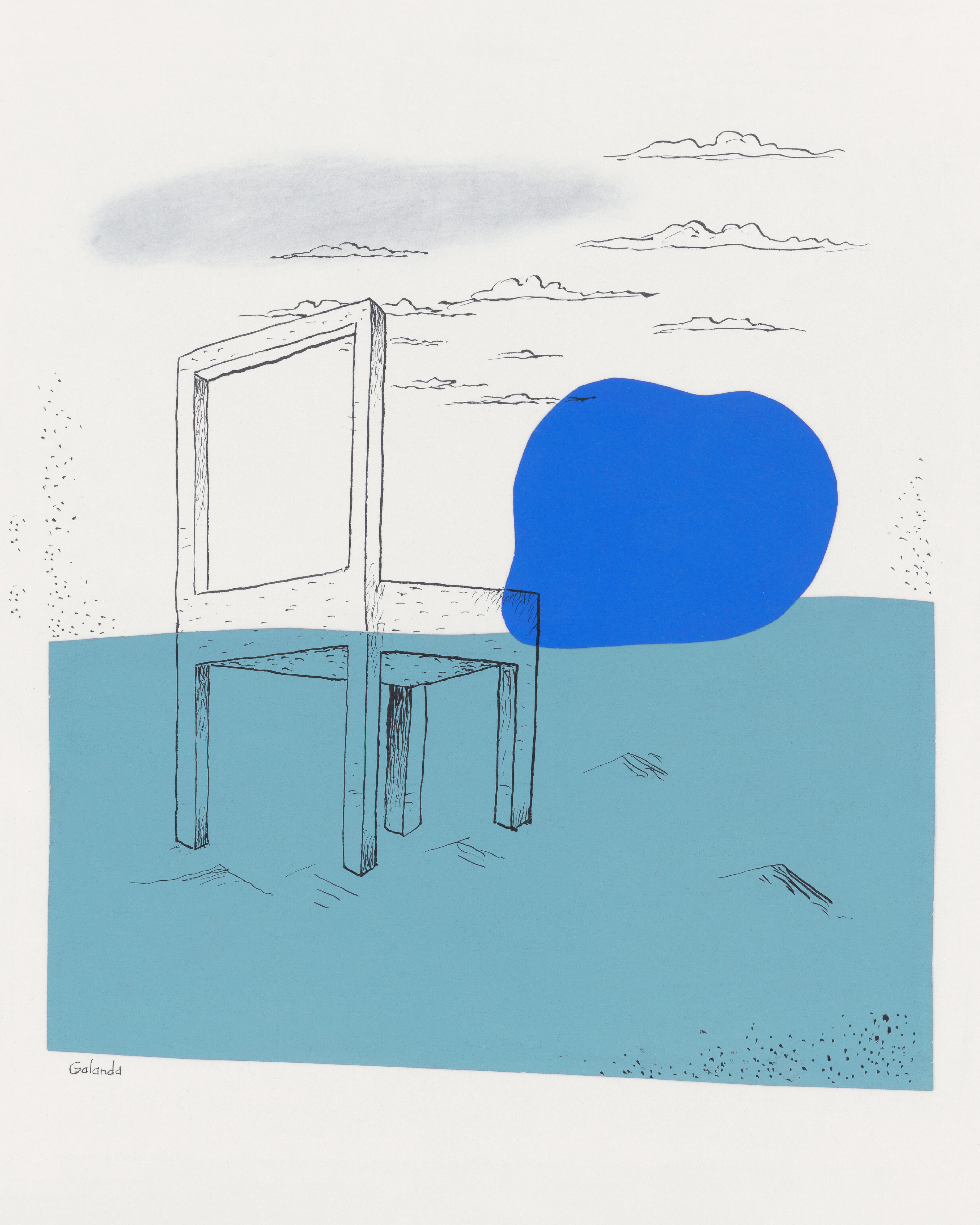 Landscape with a chair