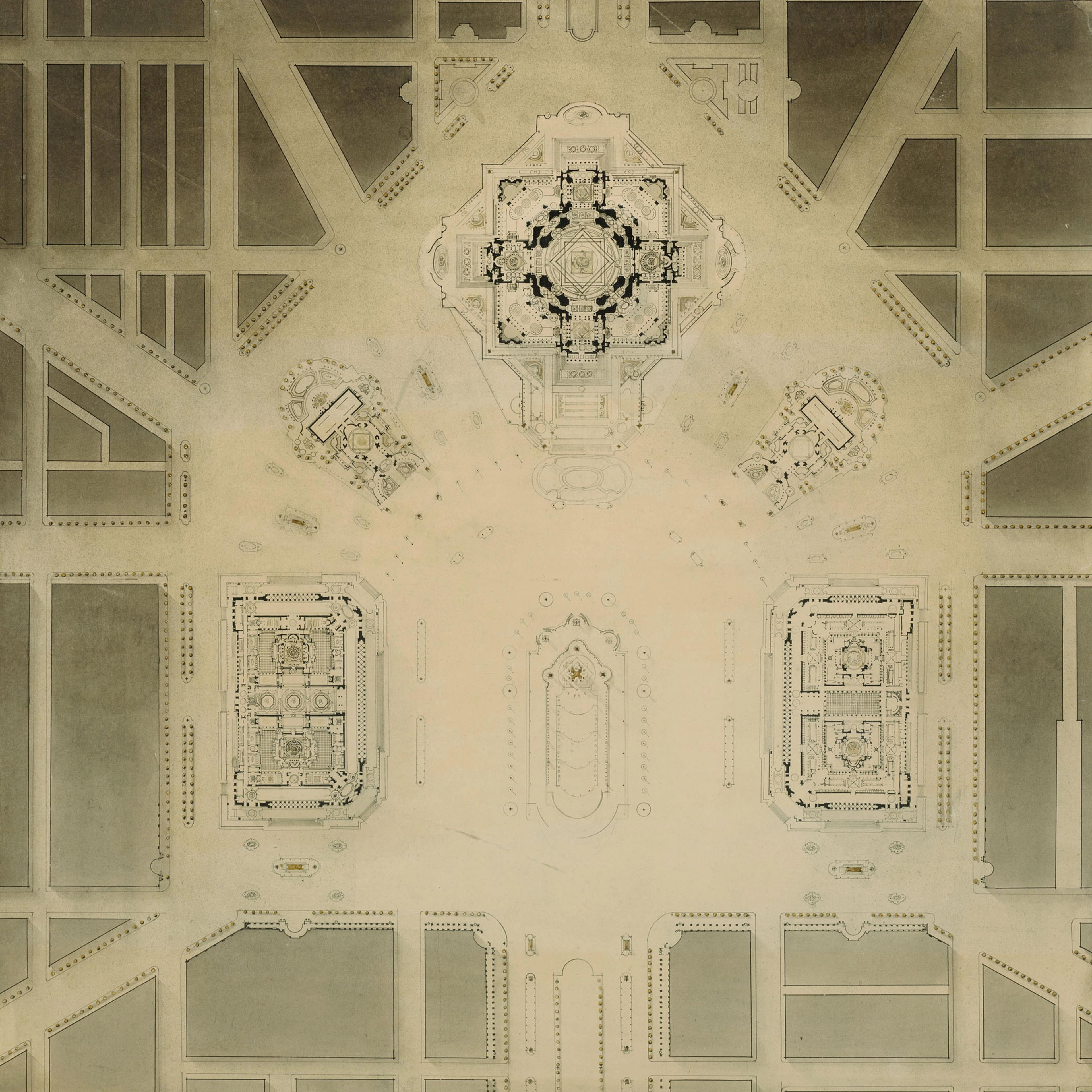 Civic Center, Plan of Chicago