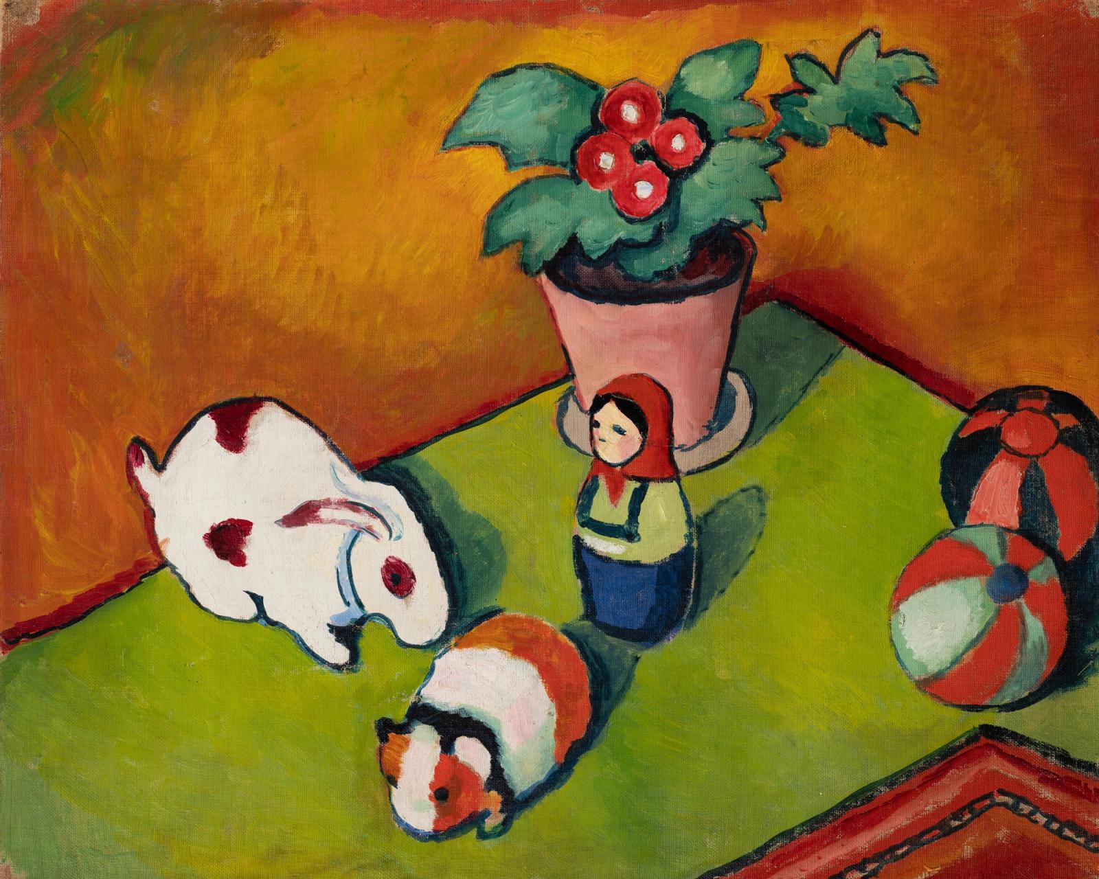 Little Walter's Toys, 1912 by august macke