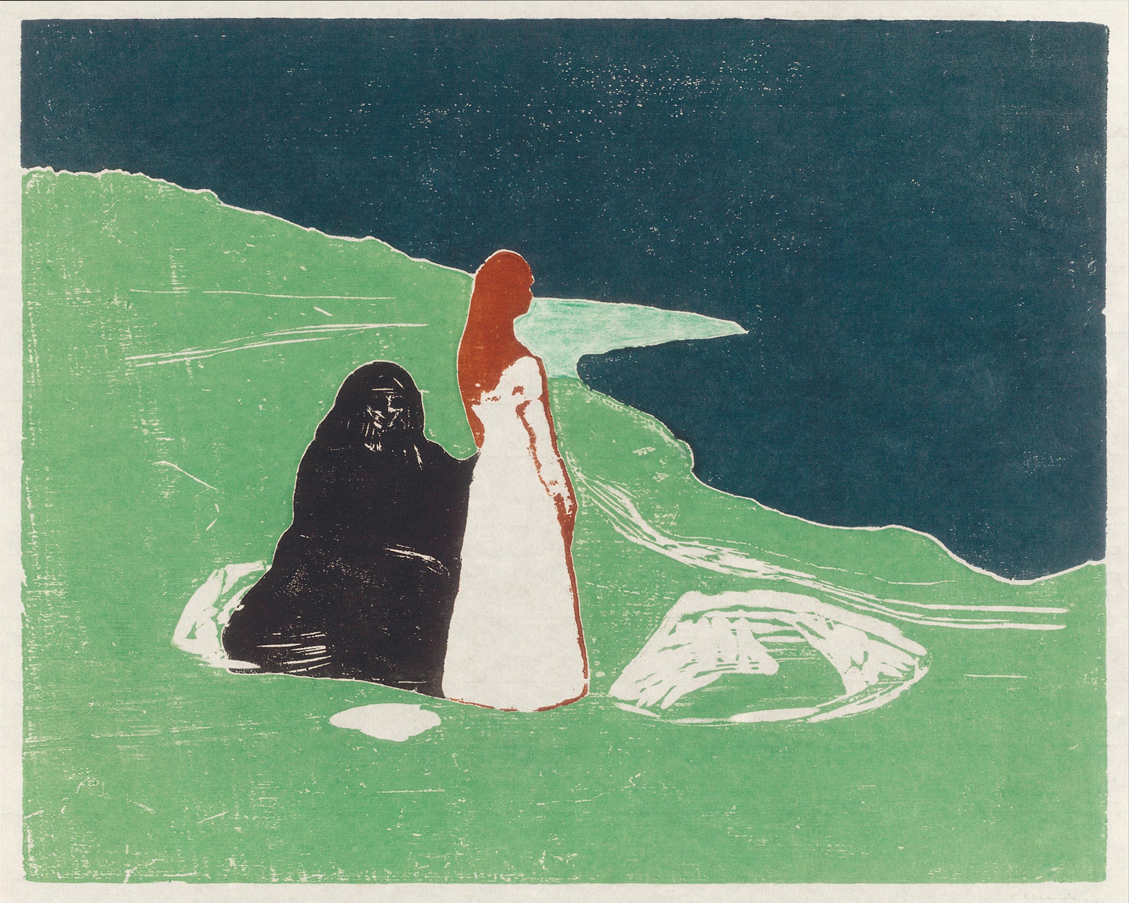 Two Women on the Shore