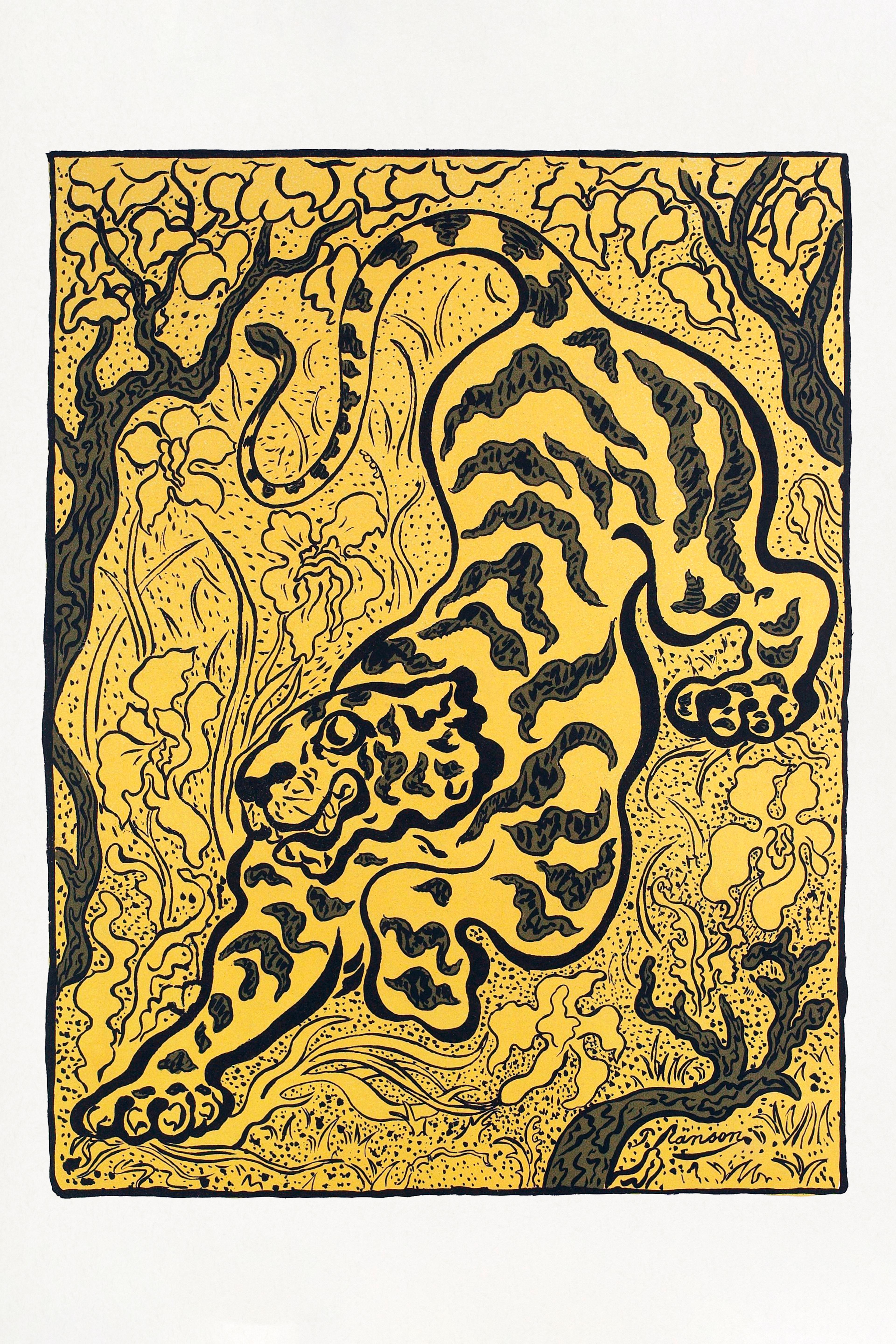 Tigre dans les Jungles