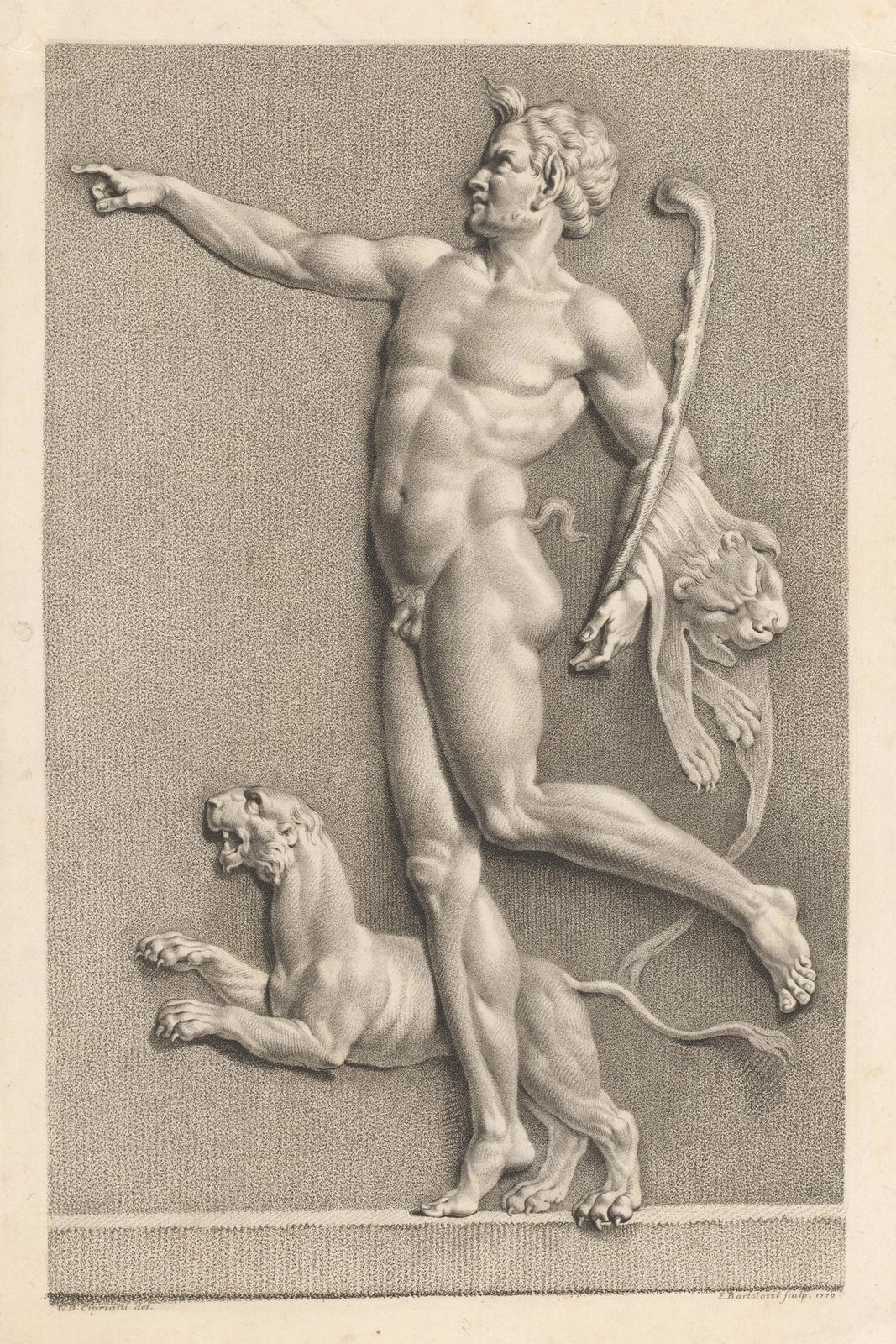 Faun (1770) by Francesco Bartolozzi and Giovanni Battista Cipriani