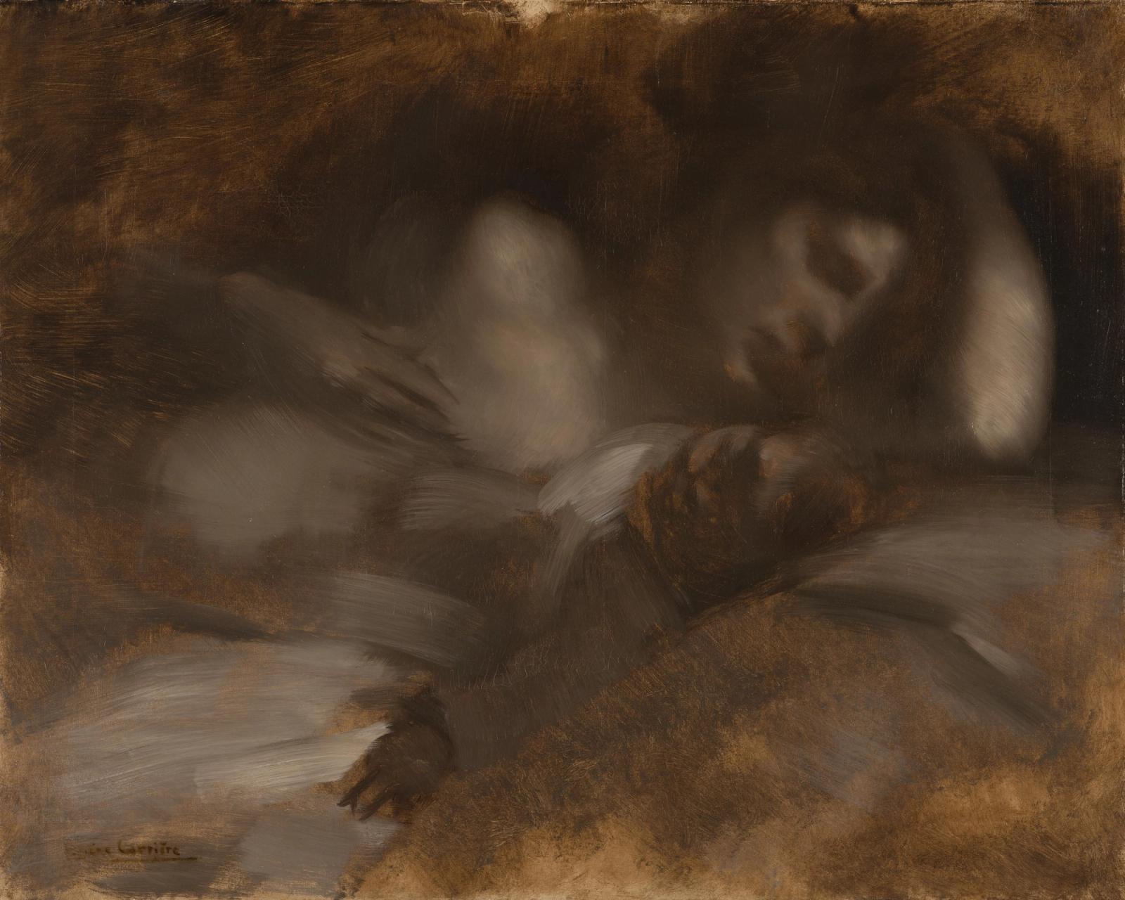 The Sleep, 1890 by eugene carriere