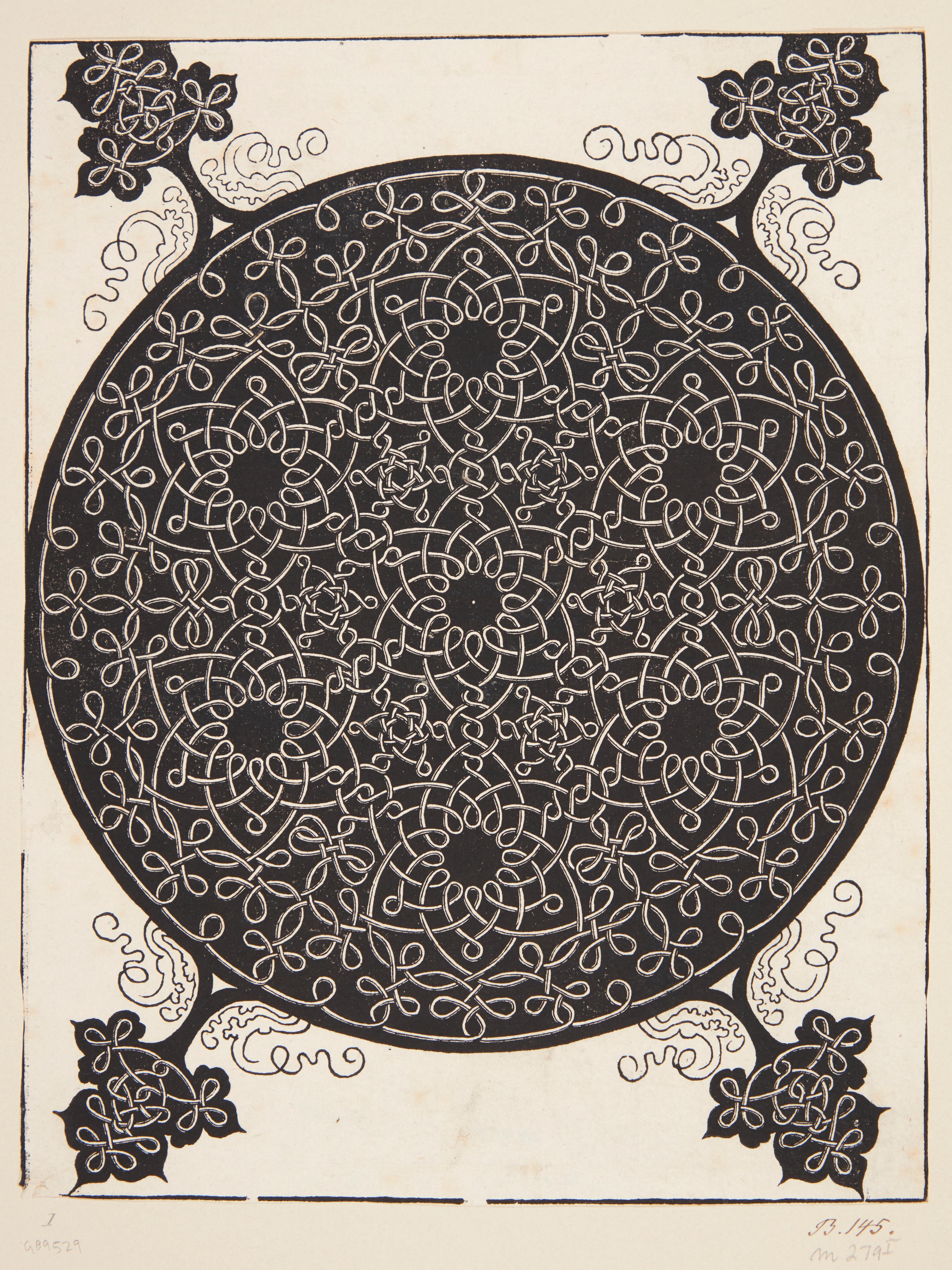 Knob With Seven Hexagonal Stars