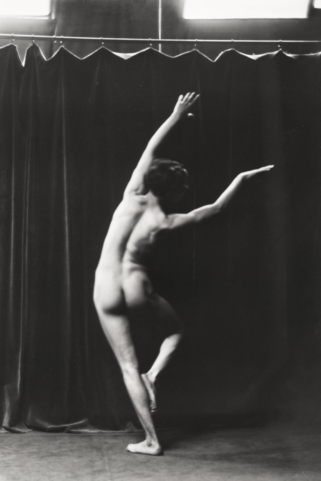 Nude photography of naked man: Mr. Loucelli (1917) by Arnold Genthe. Original from Library of Congress.