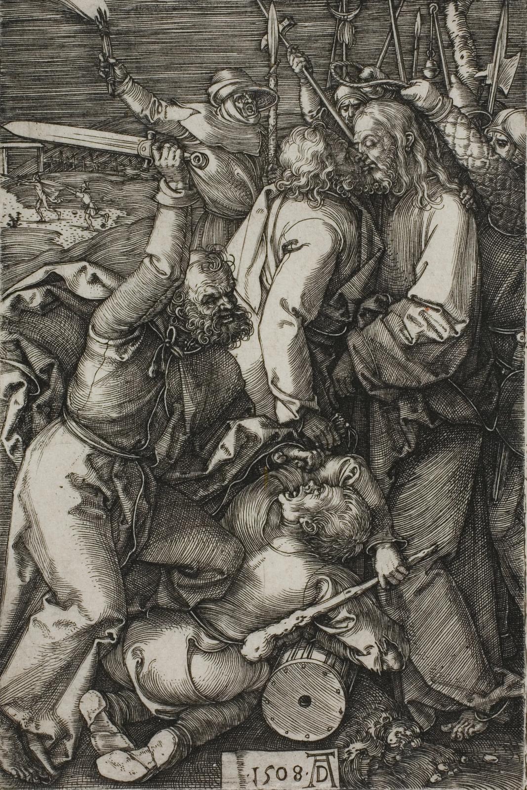 Betrayal of Christ, from The Engraved Passion by Albrecht Durer