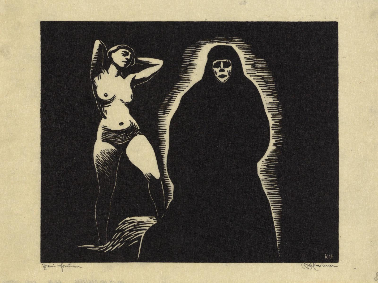 Two women (around 1930) by Karl Wiener