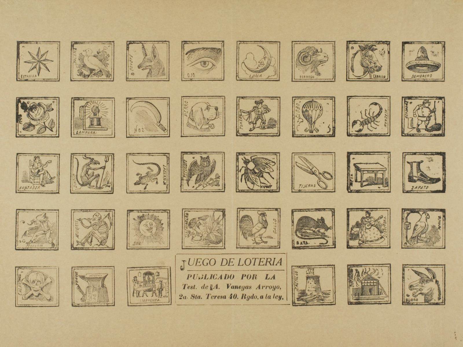 Lottery Game by José Guadalupe Posada
