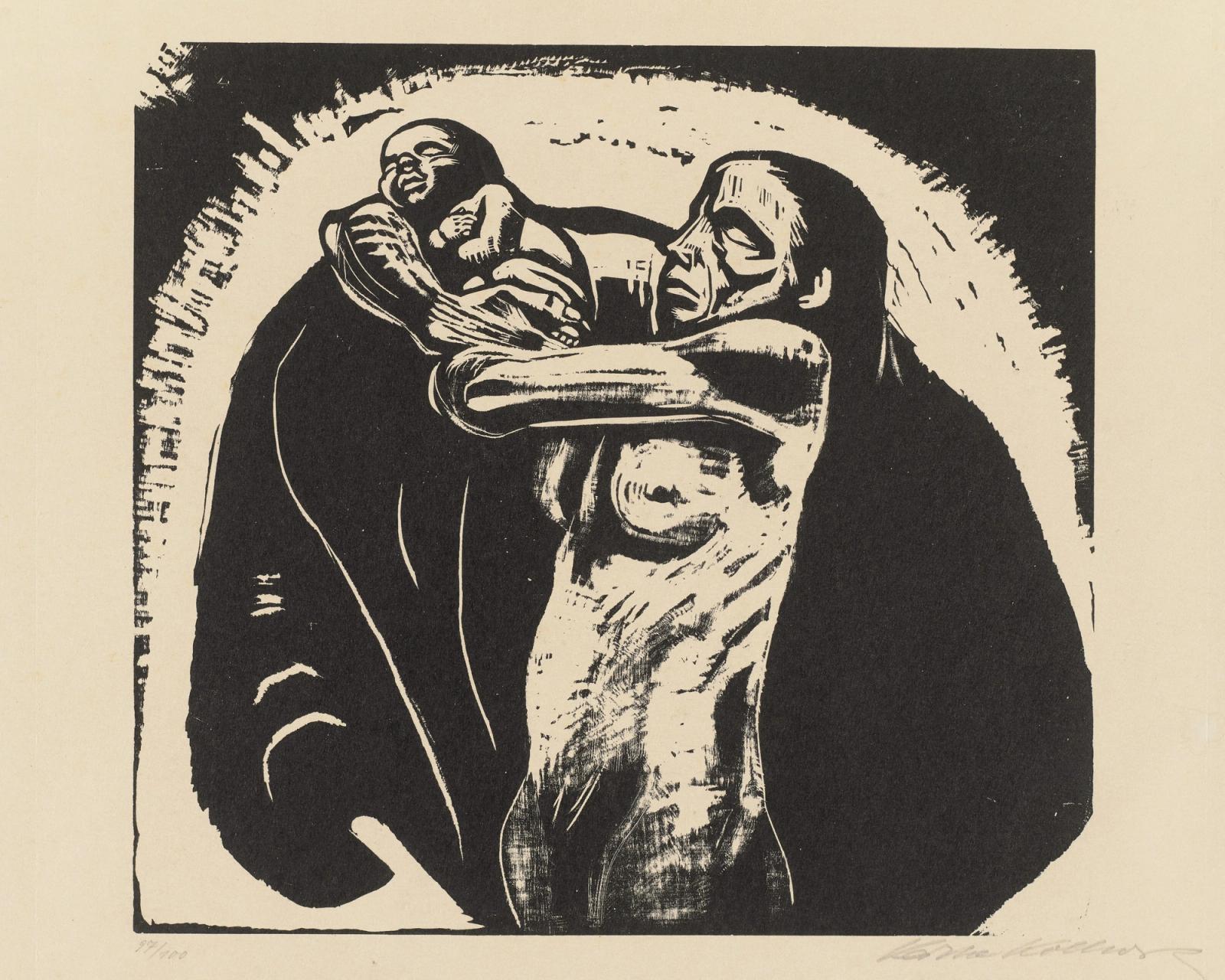 The Sacrifice, 1922 by kathe kollwitz