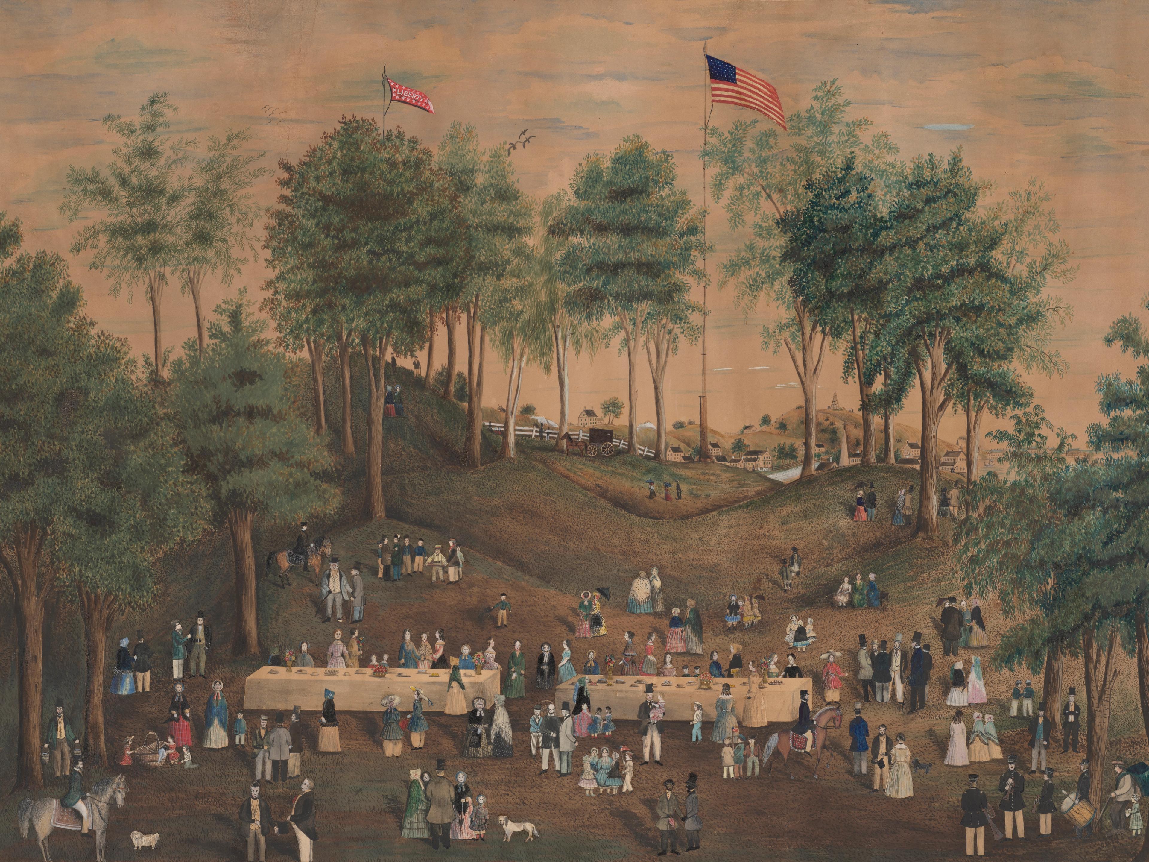 Anti-Slavery Picnic at Weymouth Landing, Massachusetts
