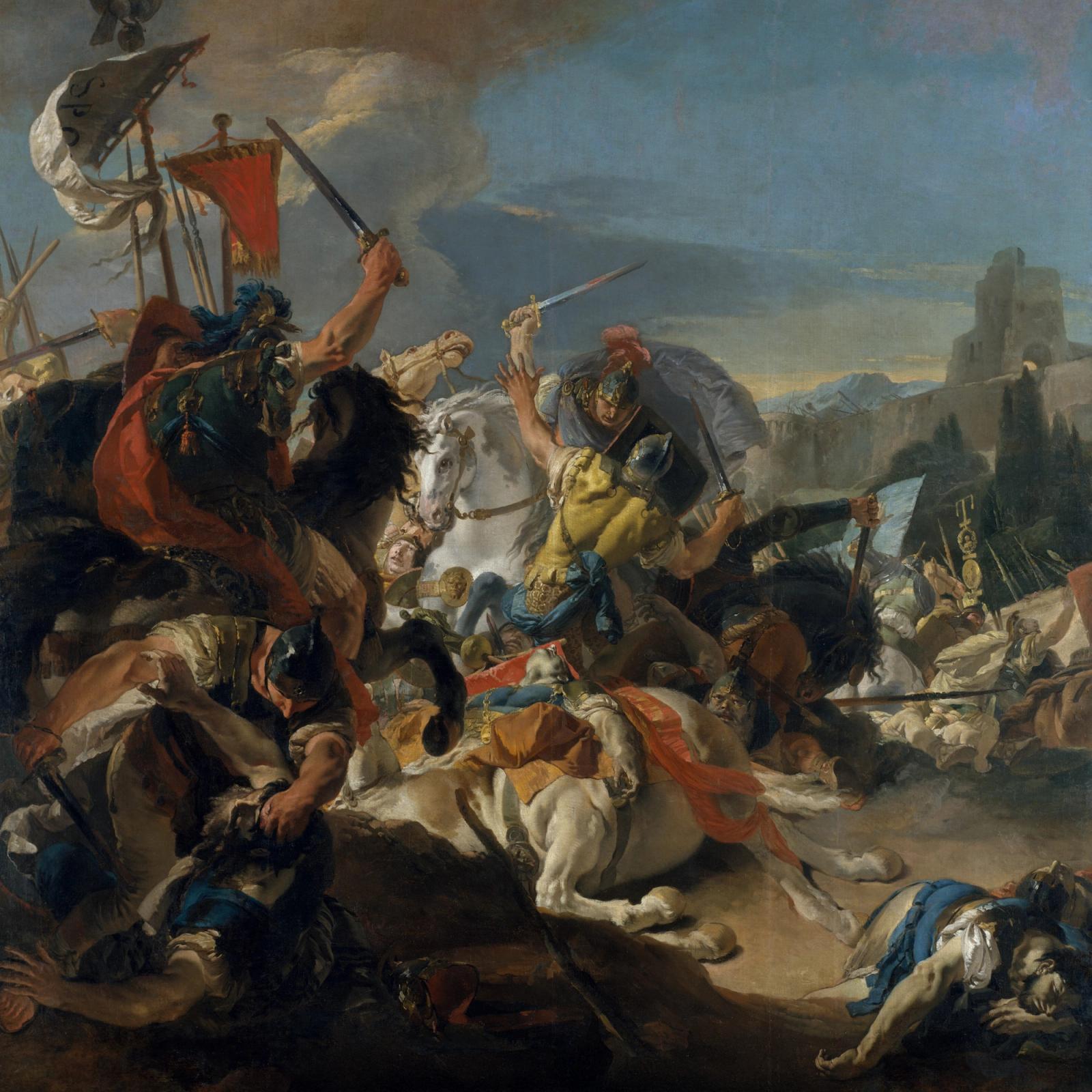 The Battle of Vercellae by Giovanni Battista Tiepolo