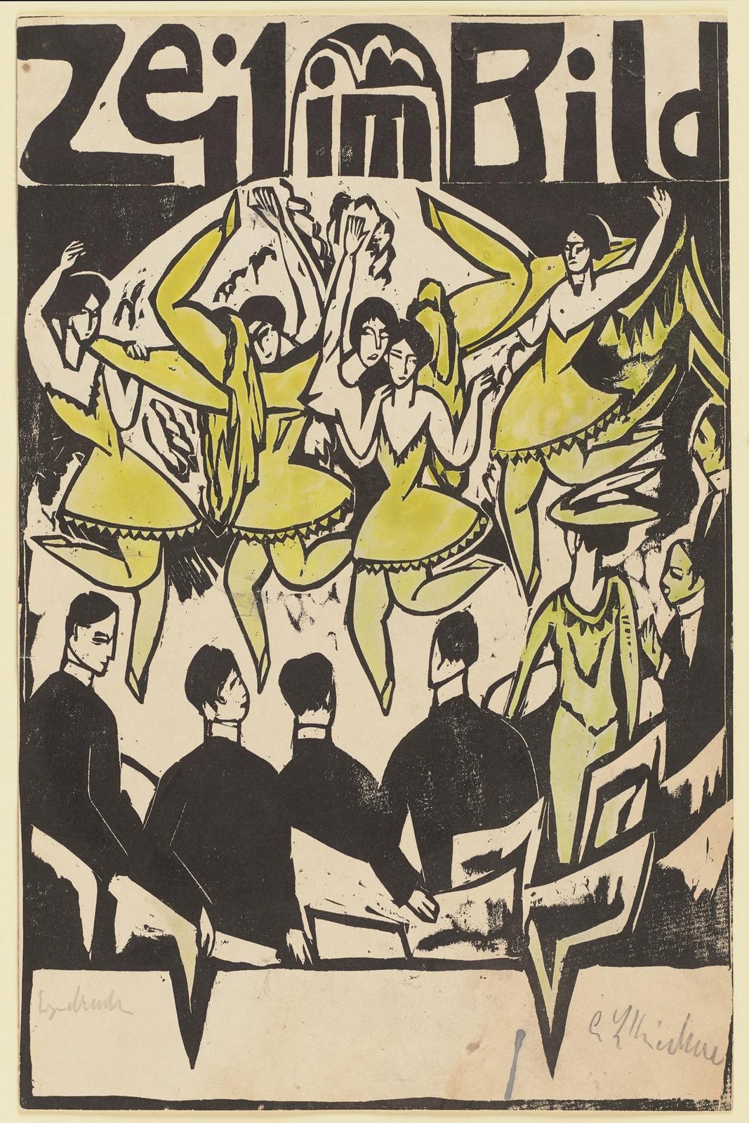 Eispalast-Tanze, 1912 by ernst ludwig kirchner