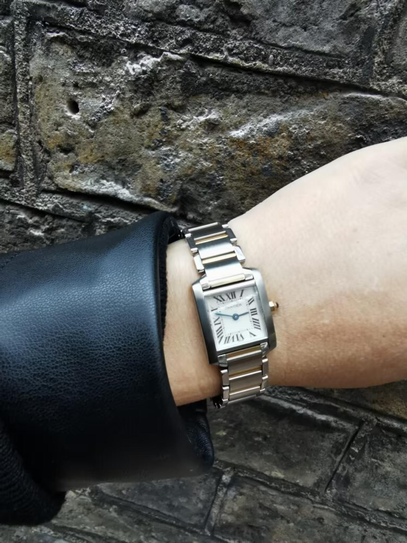 Cartier Tank Francaise gold-steel small pre-loved watch, photo 3 at Watch Empire Dublin