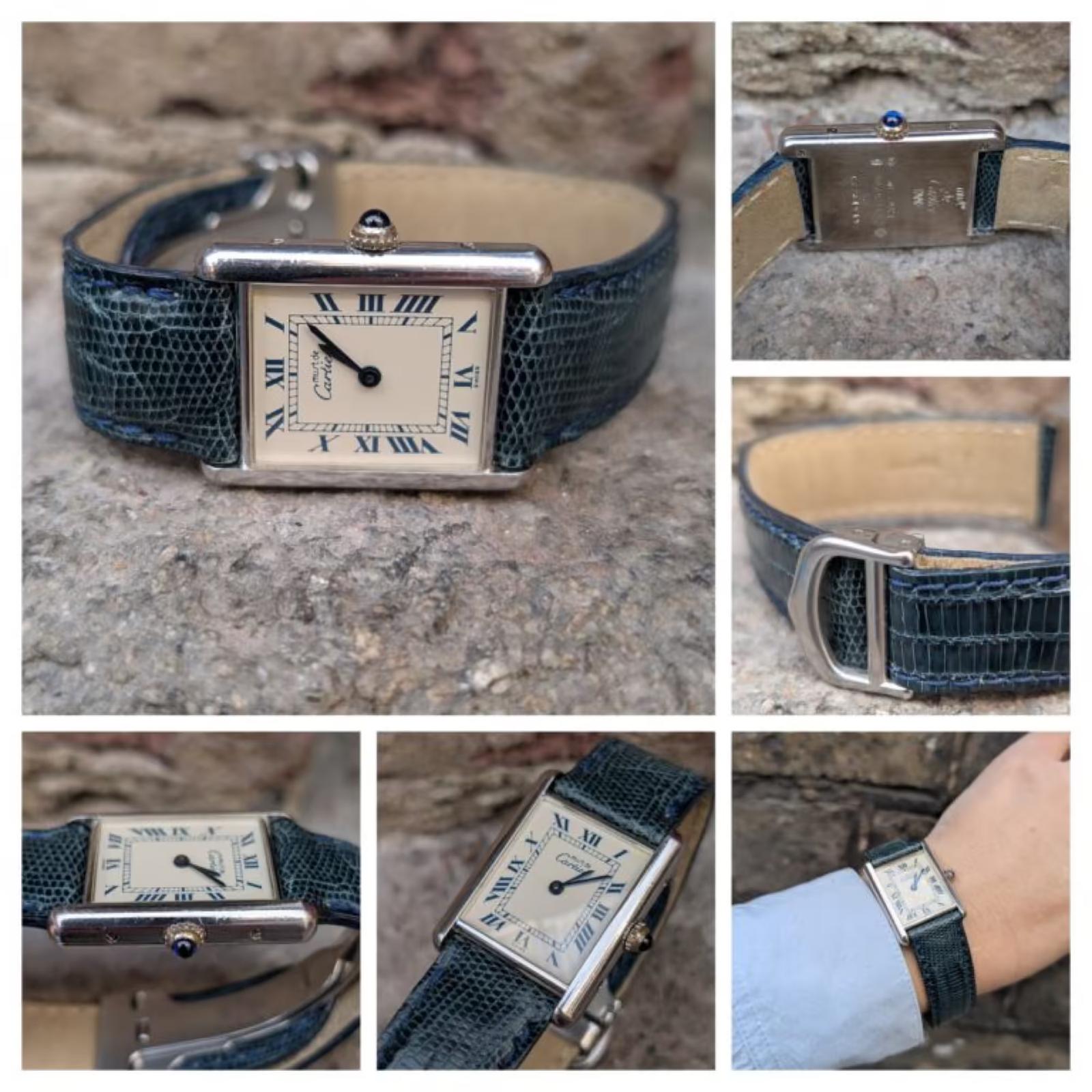 Vintage Must De Cartier silver pre-loved watch at Watch Empire Dublin