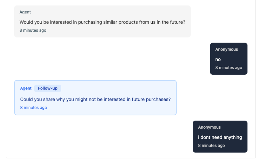 Intelligent Follow-up Questions