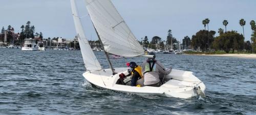 Martin with PAU on a starboard tack