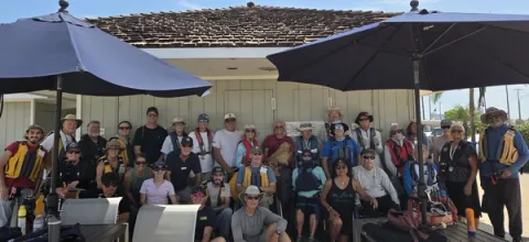 The team of sailors and volunteers who assemble for every sail every single time.