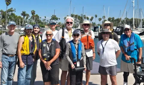 Group photo of volunteers at CYC.