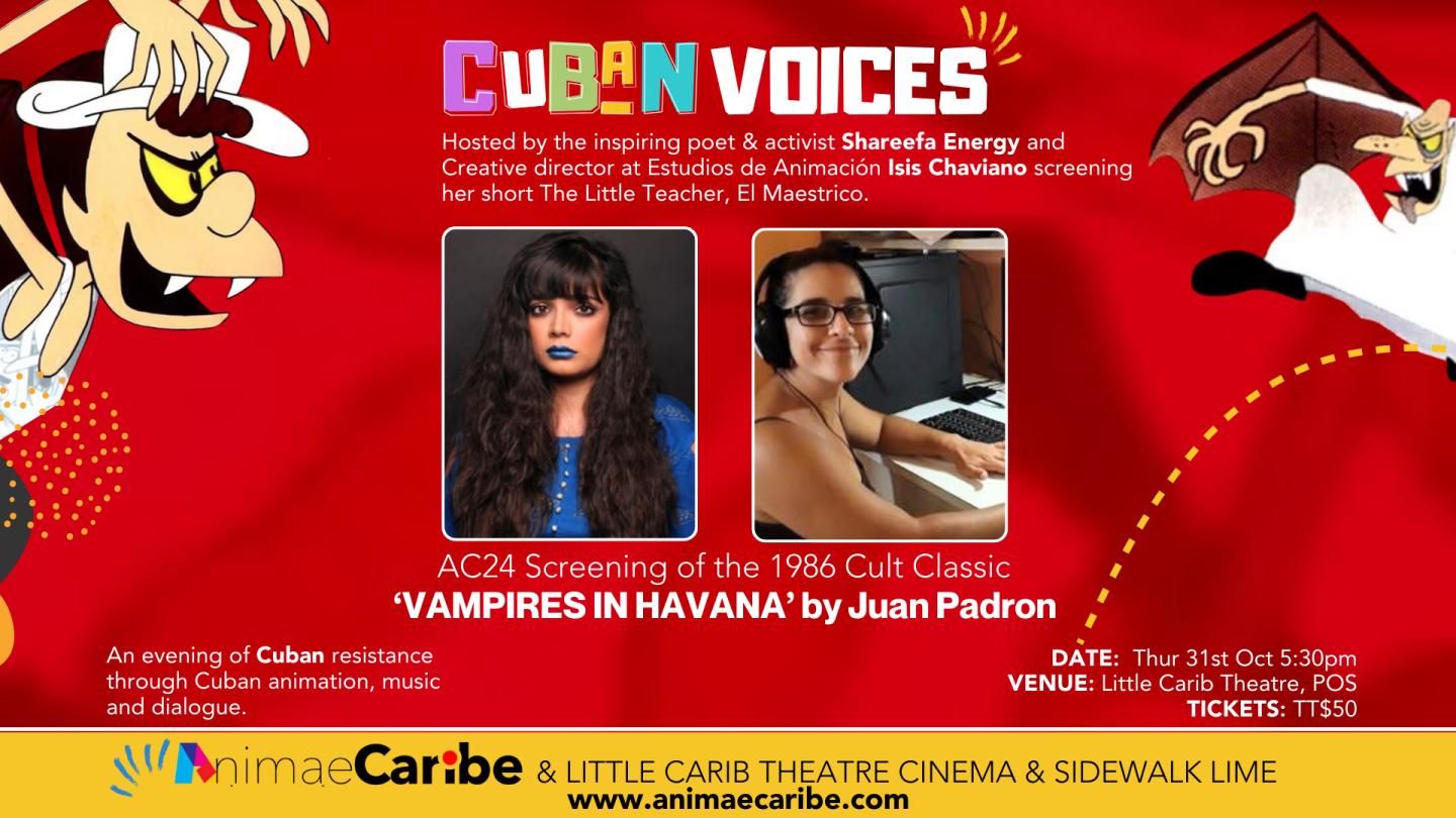Cuban Voices: A Night of Resistance through Animation, Music, and Dialogue