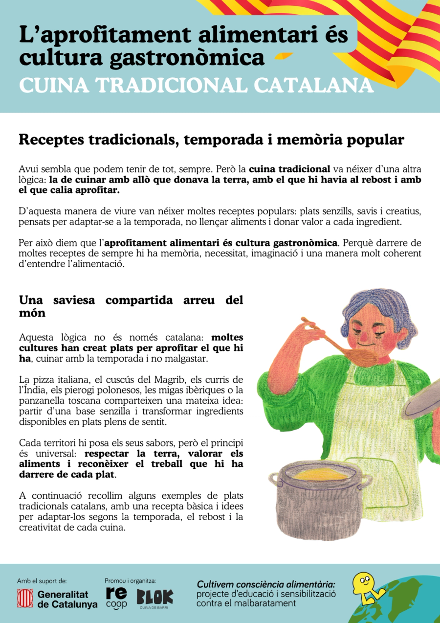 La cuina d'aprofitament es cultura gastronòmica
