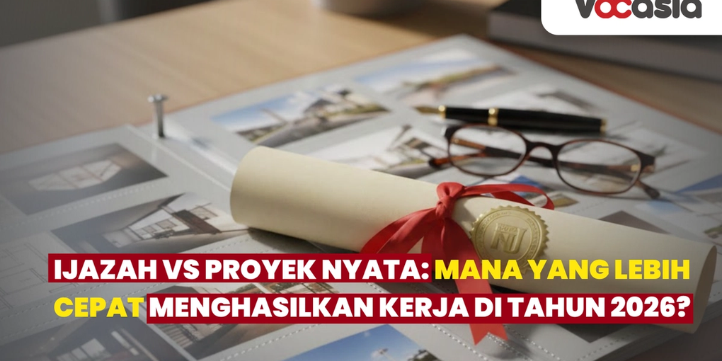 Perbandingan antara ijazah universitas dan bukti proyek nyata dalam proses rekrutmen kerja modern