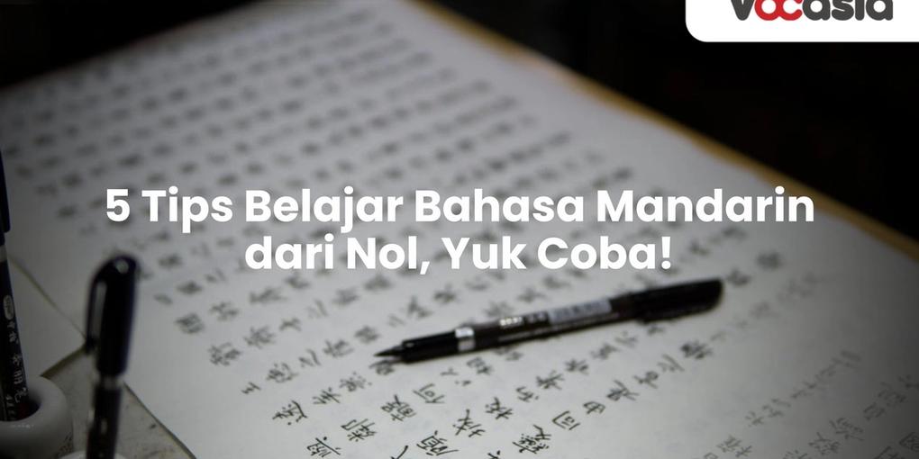 Tips Belajar Bahasa Mandarin