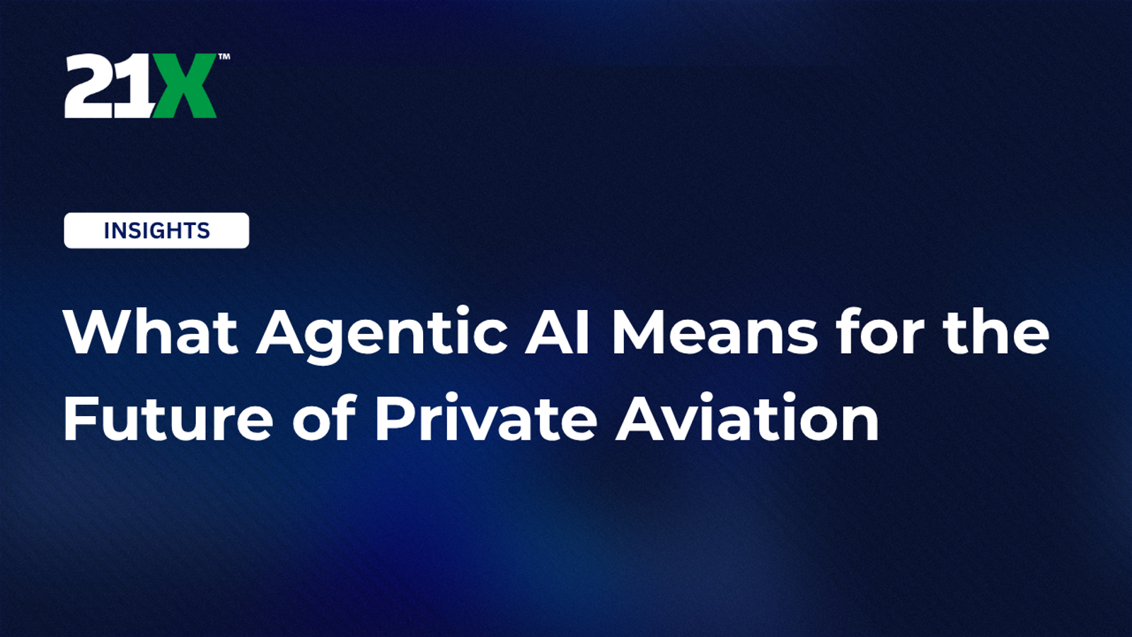 What Agentic AI Means for the Future of Private Aviation