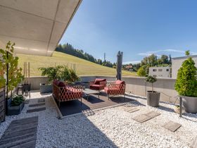 Loungebereich auf der Terrasse