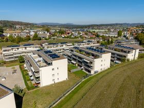 Luftaufnahme der Überbauung