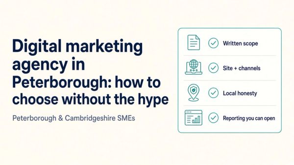 Digital marketing agency in Peterborough: how to choose without the hype
