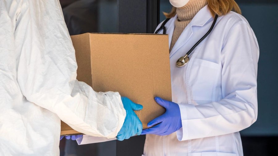 Medical samples being transported safely