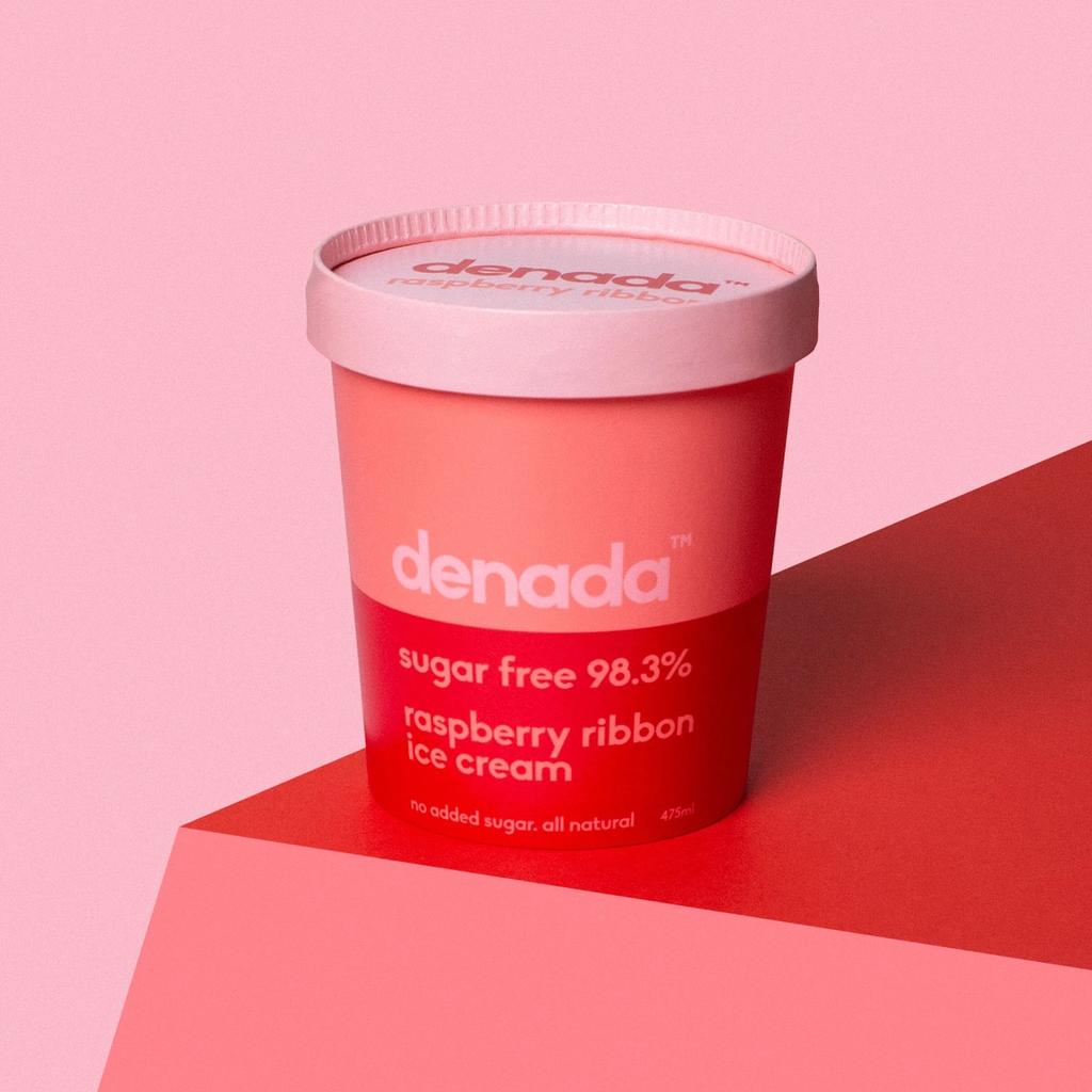 Raspberry Ribbon | Denada Ice Cream - You're Welcome | Denada