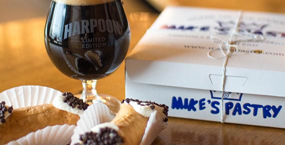 Harpoon Brewery: Mike’s Pastry Cannoli Bar & Beer Release