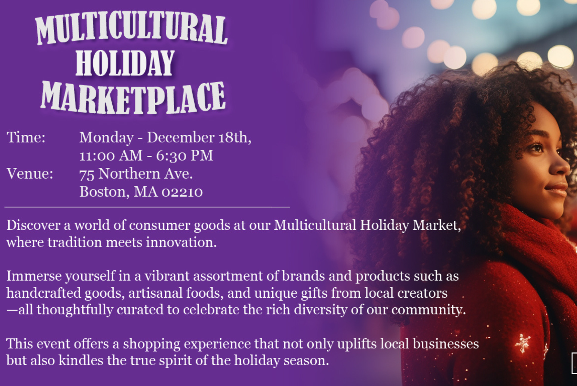 District Hall: Multicultural Holiday Market