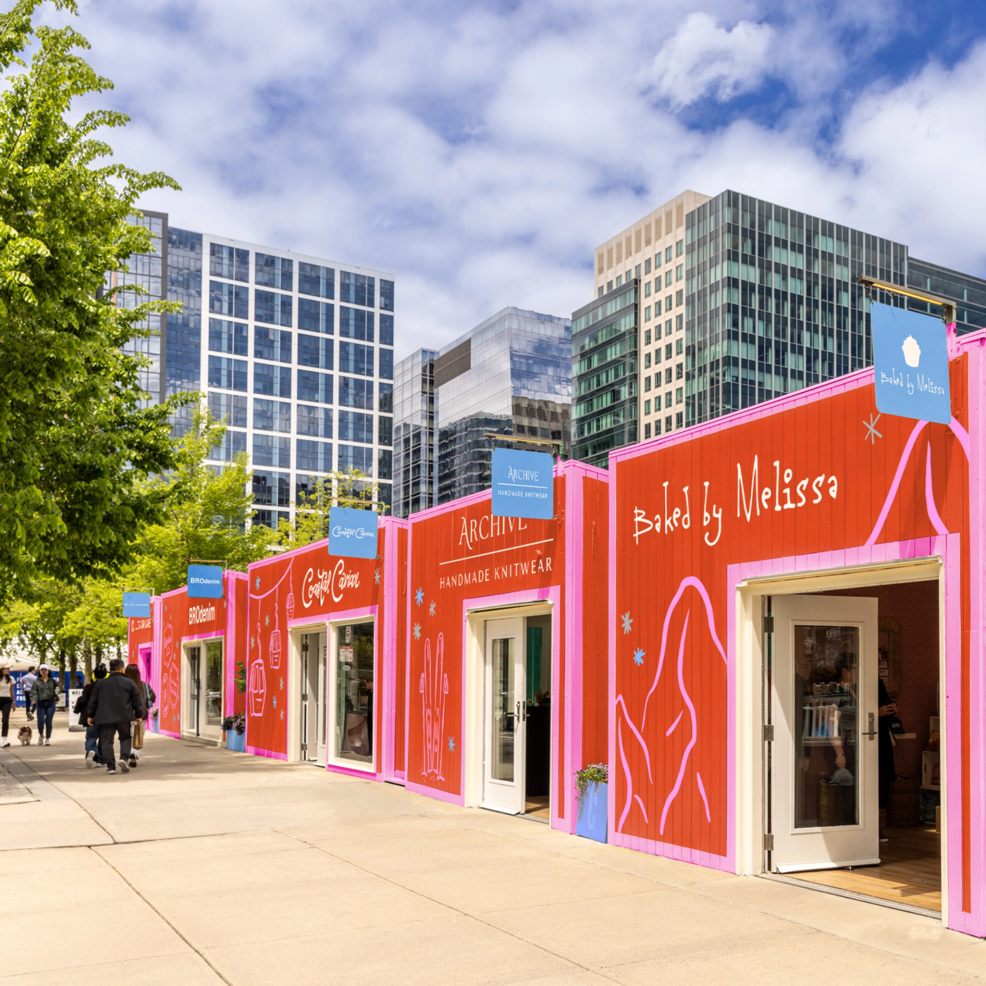 An unmistakable take on pop-up retail.