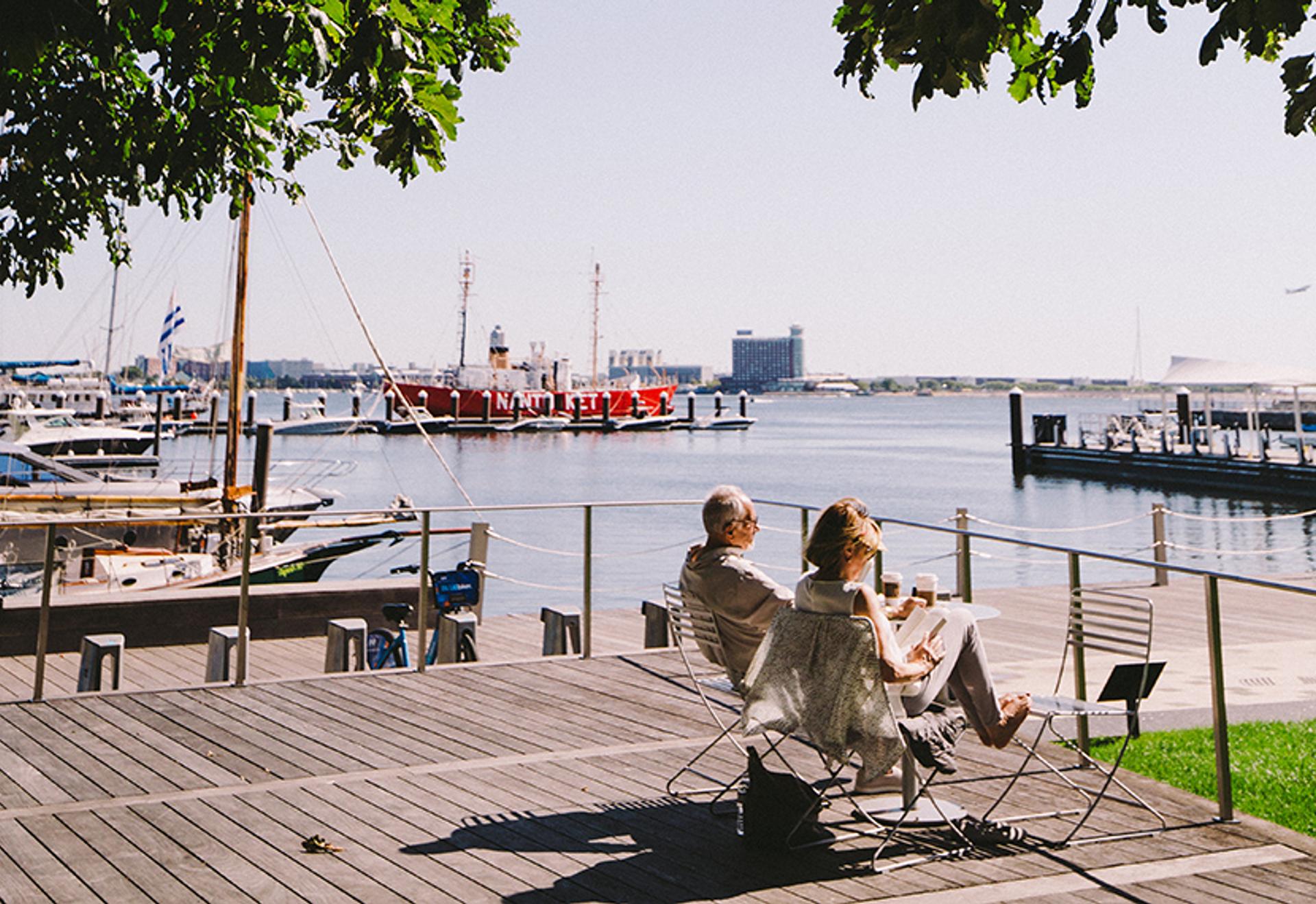 The Public Green at Fan Pier