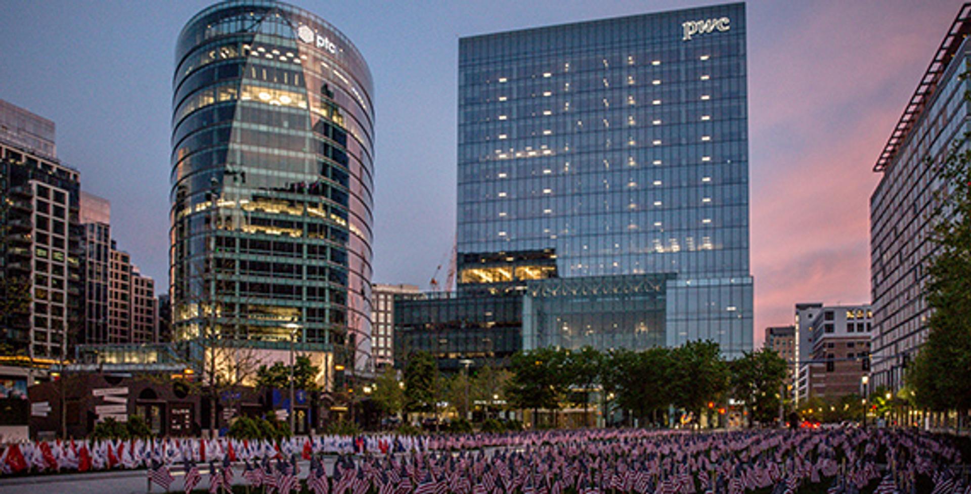 Massachusetts Fallen Heroes: Flag Garden