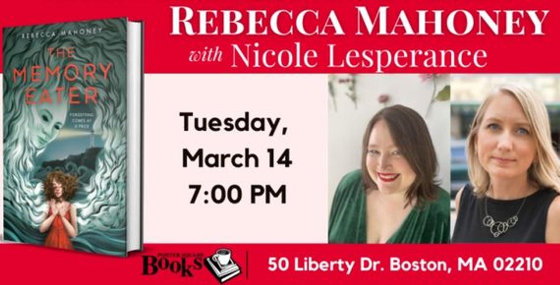 Porter Square Books: Rebecca Mahoney