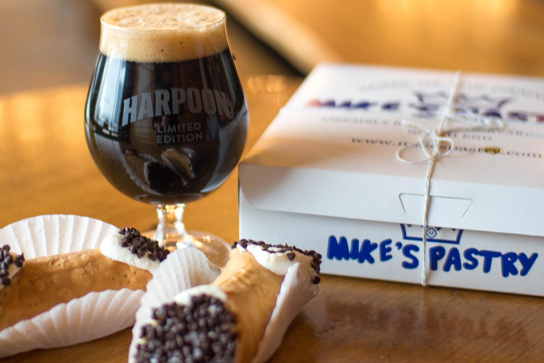 Harpoon Brewery: Mike’s Pastry Cannoli Bar & Beer Release