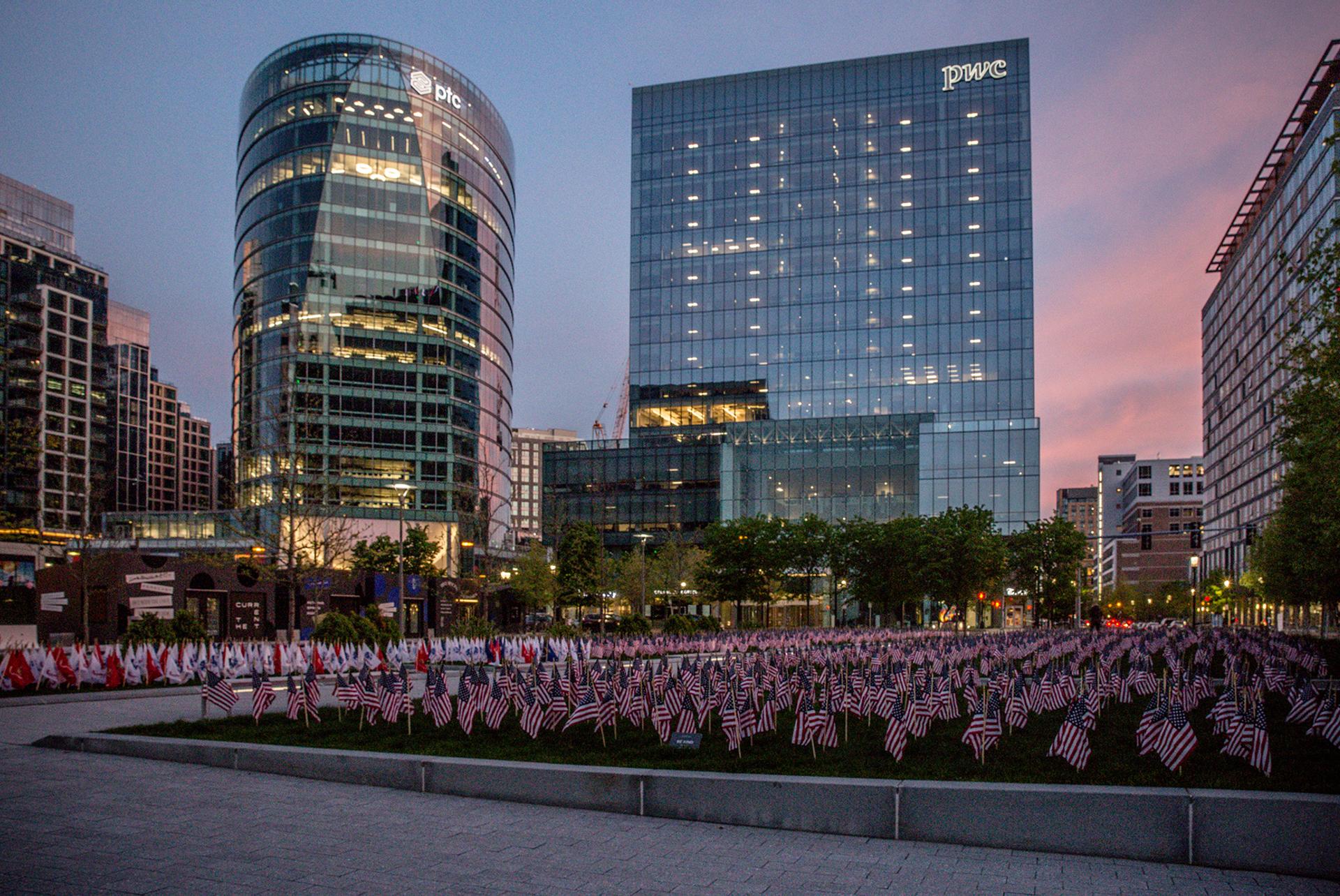 Massachusetts Fallen Heroes: September 11th Flag Garden